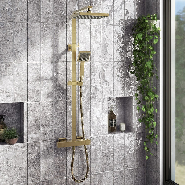 Brushed Brass Lavi Shower