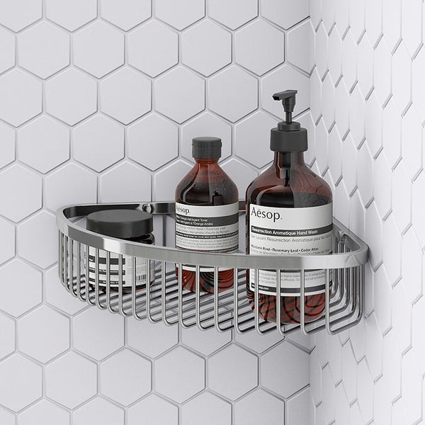 Chrome Corner Shower Basket