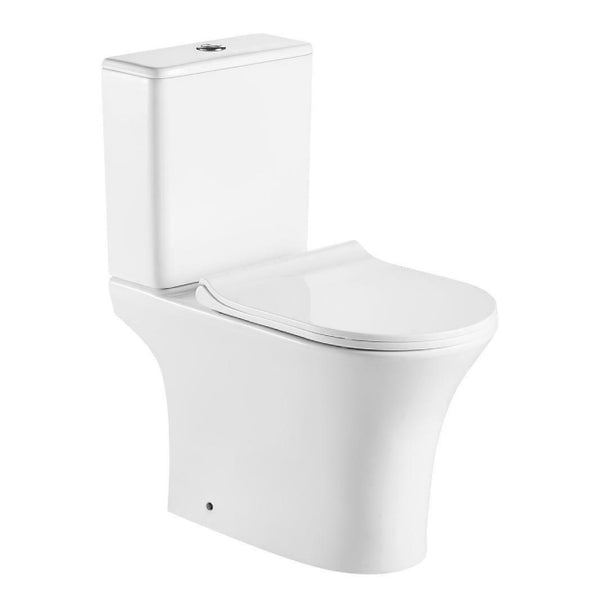 Round Fusion Toilet Rimless